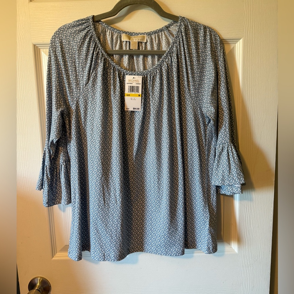 NWT Michael Kors 3/4 Sleeve Top